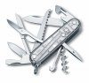 Scyzoryk Victorinox Huntsman Silvertech - 15 funkcji, z korkociągiem, nożyczkami, piłą, do survivalu i codziennego użytku - 91 mm